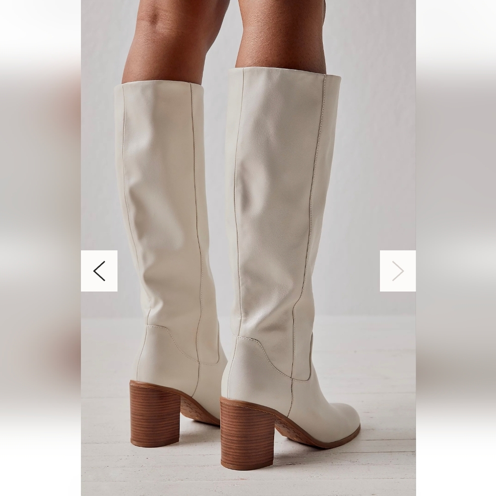 Free People Slouchy Vegan Leather Boot - Picture 3 of 14